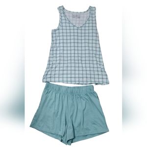 Eddie Bauer Women's Mint Green‎ 2 Piece Pajama Sleep Set M